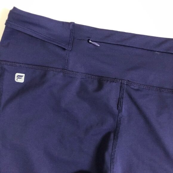 Fabletics Gia Powerlite Hold Blue Crop Leggings Size - Picture 5 of 10
